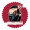 Red Suede Mat Board for 27x40 Frames - Oval Opening for 24x36 Photos